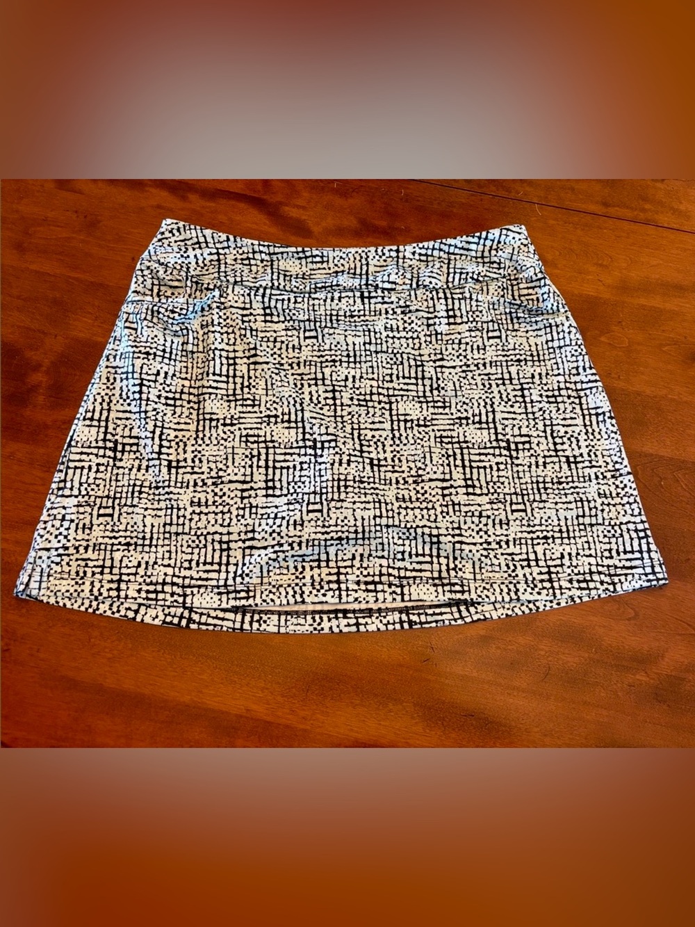 adidas Black and White Patterned Women's Skirt